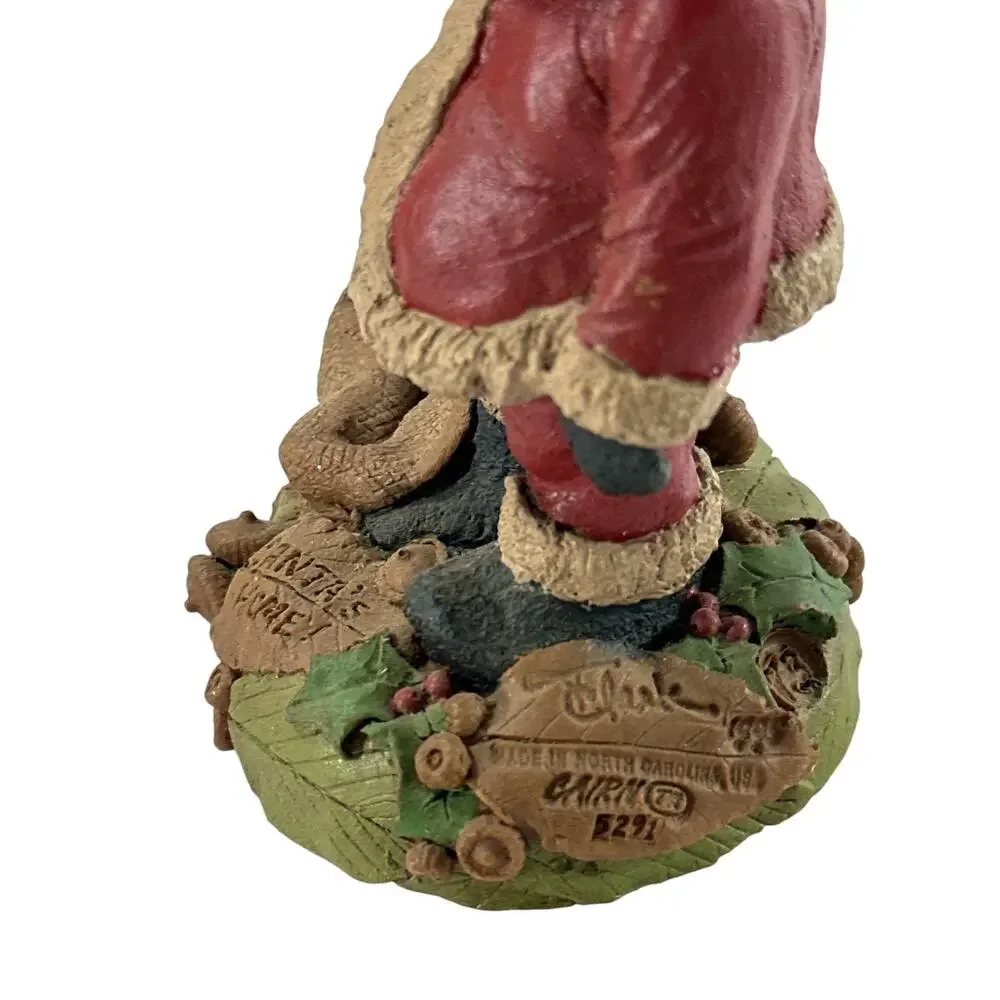 Tom Clark Santa’s Home Santa Gnome Figurine Signed Cairn 5297 Christmas 5”